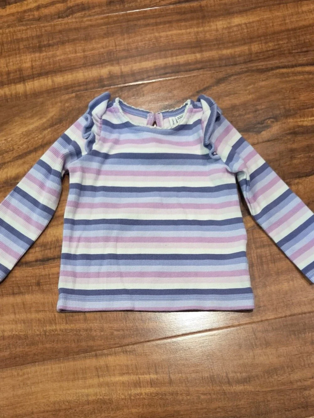 Janie and Jack EUC 18-24 Months Quilted Sweatshirt, Striped Top and Leggings
